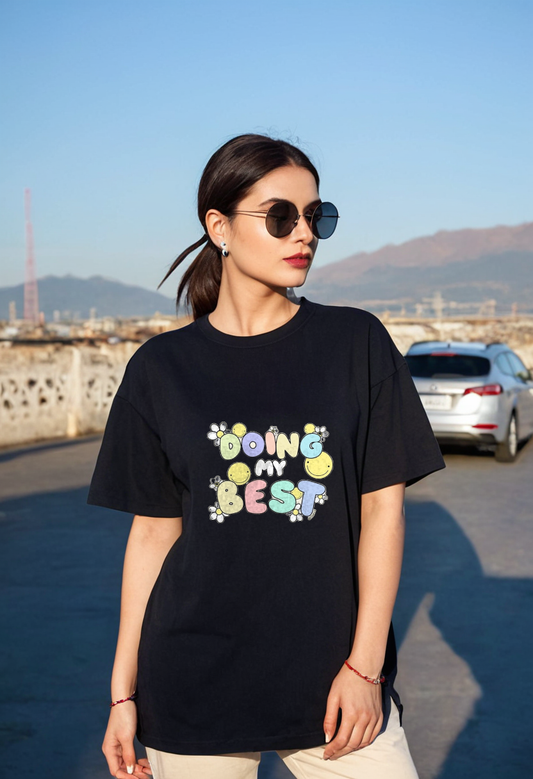 Premium Black Oversized T-shirt